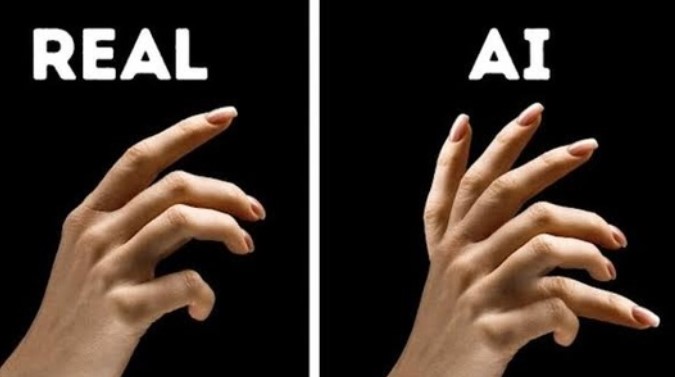 Real vs. AI Handvergleich