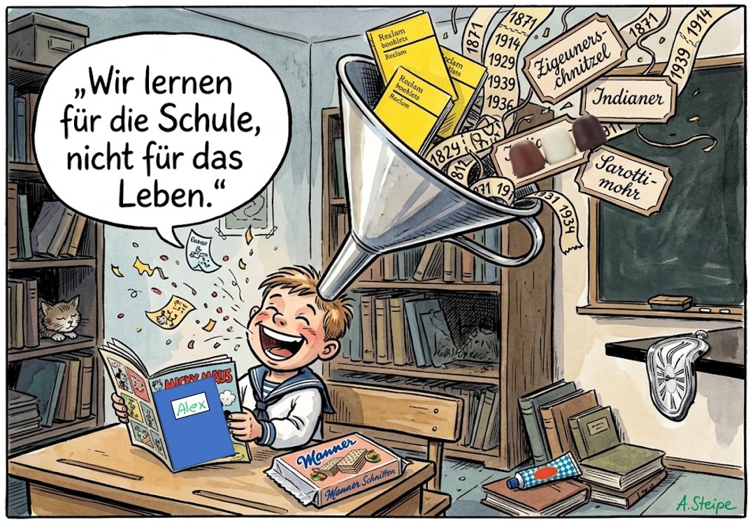 Wir lernen für die Schule, nicht für das Leben