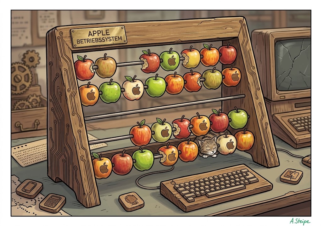 Apple Betriebssystem als Abakus