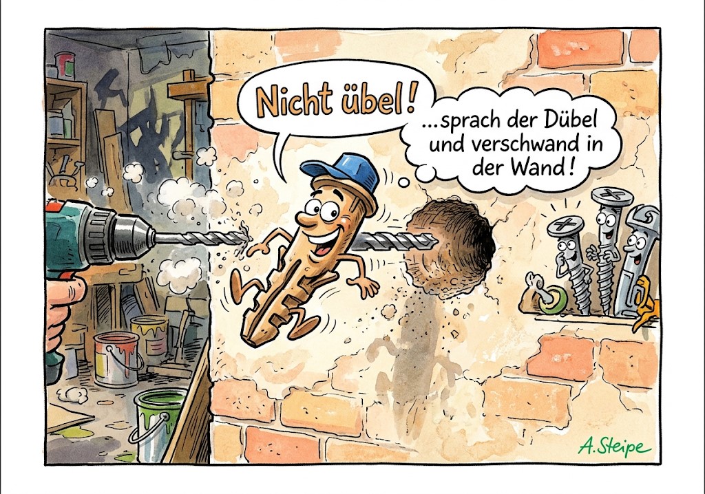 Arno D&uuml;bel im Vergleich zu Fischer D&uuml;beln