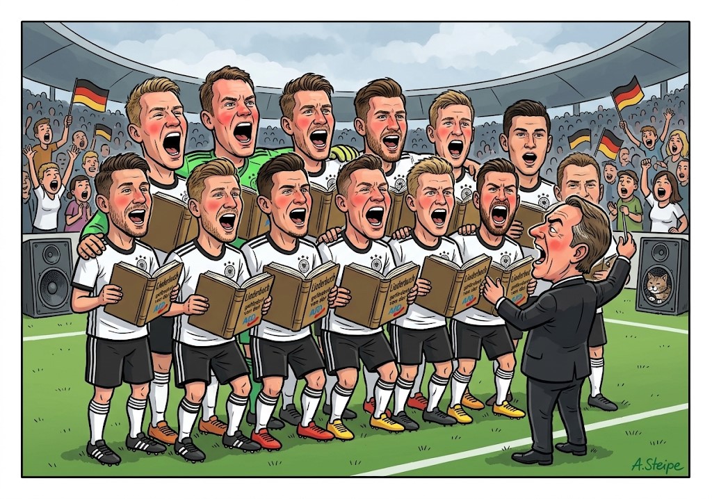 Nationalmannschaft und Gesangbuch