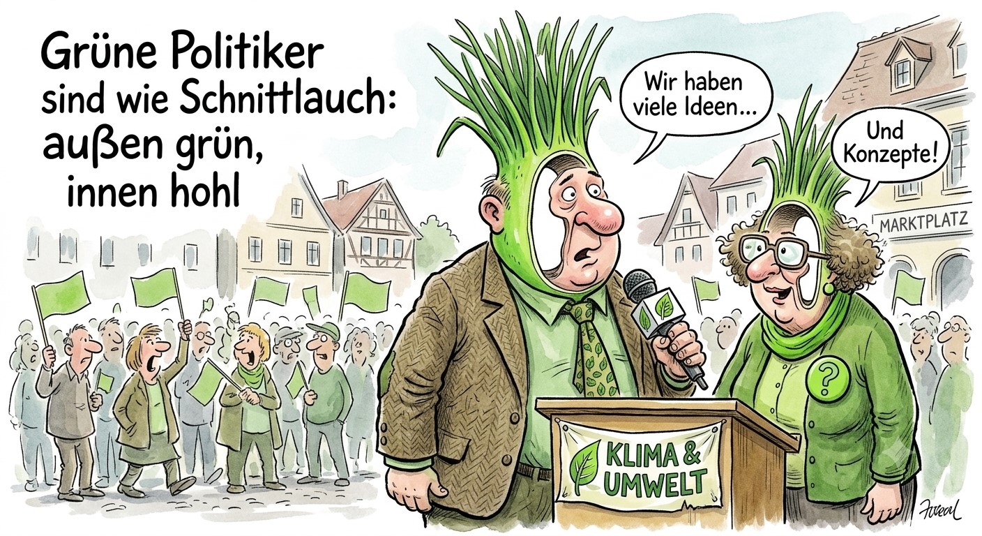 Grüne Politiker sind wie Schnittlauch