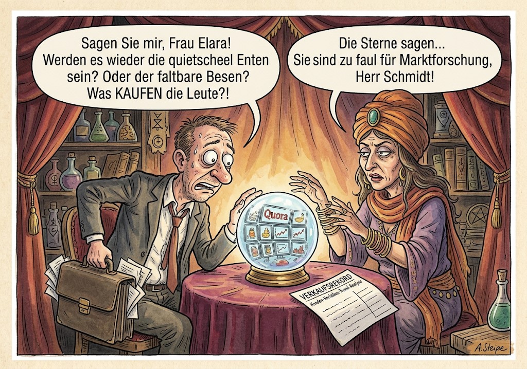 Marktforschung mit der Kristallkugel