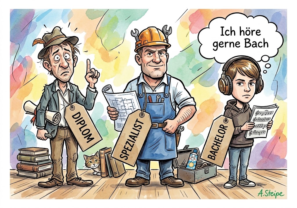 Diplom, Spezialist und Bachelor im Vergleich