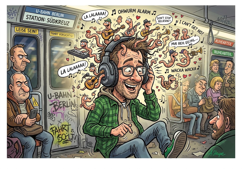 Ohrwurm-Alarm in der Berliner U-Bahn mit Kopfh&ouml;rern