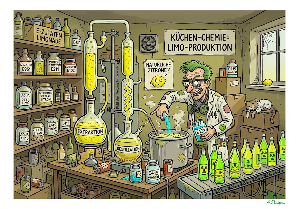 K&uuml;chen-Chemie: Industrielle E-Zutaten bei der Limo-Produktion