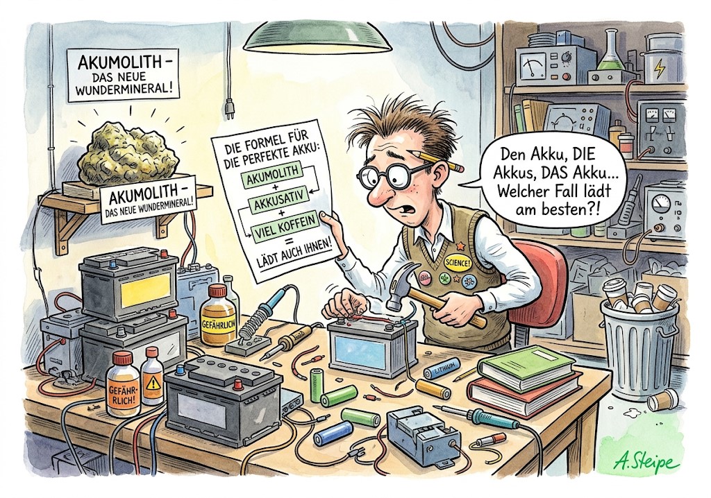 Welches Material ist das beste, um daraus einen Akku zu bauen?