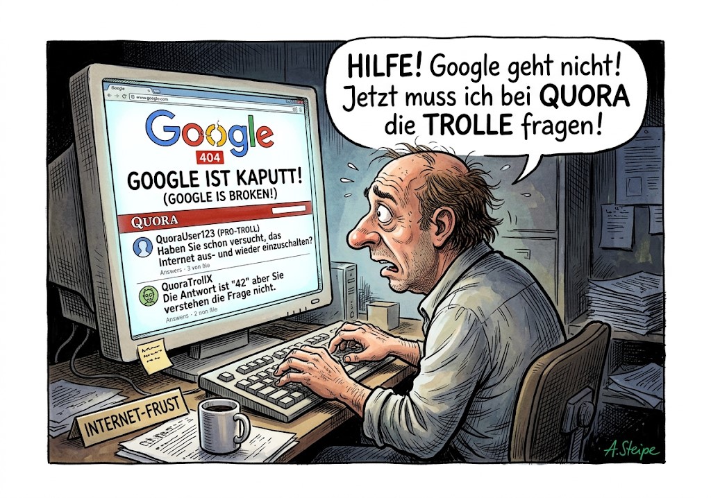 Wie verhalte ich mich vor Aristokraten Google kaputt