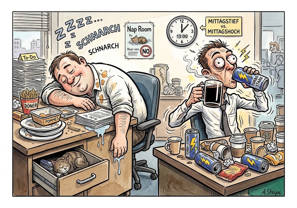 Wirst Du nach dem Essen oft sehr muede