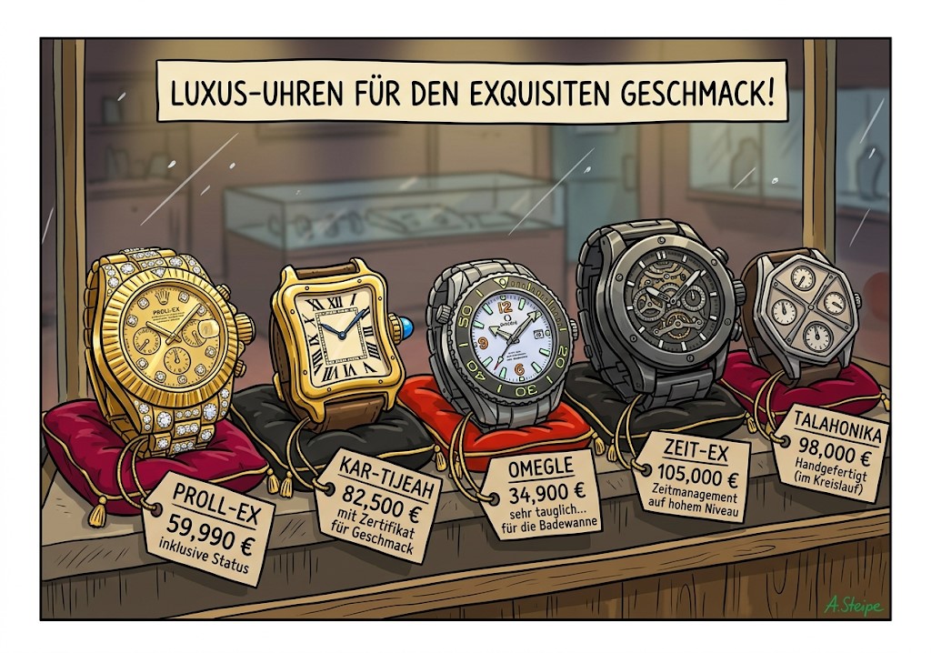 Woran erkennt man eine teure Uhr