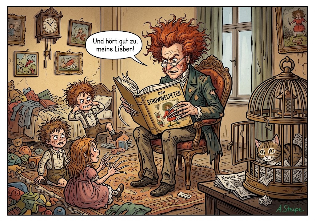 Wuerdest Du Deinen Kindern aus dem Struwwelpeter vorlesen