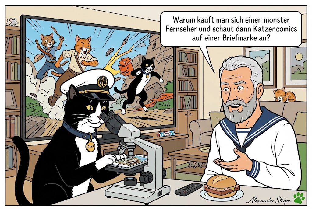 Der Triumph der Sehschlitze: Wie eine Generation das Sehen verlernt
