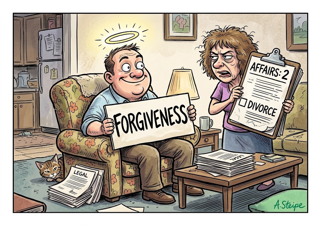 I cheated on my husband twice and he wants to forgive me