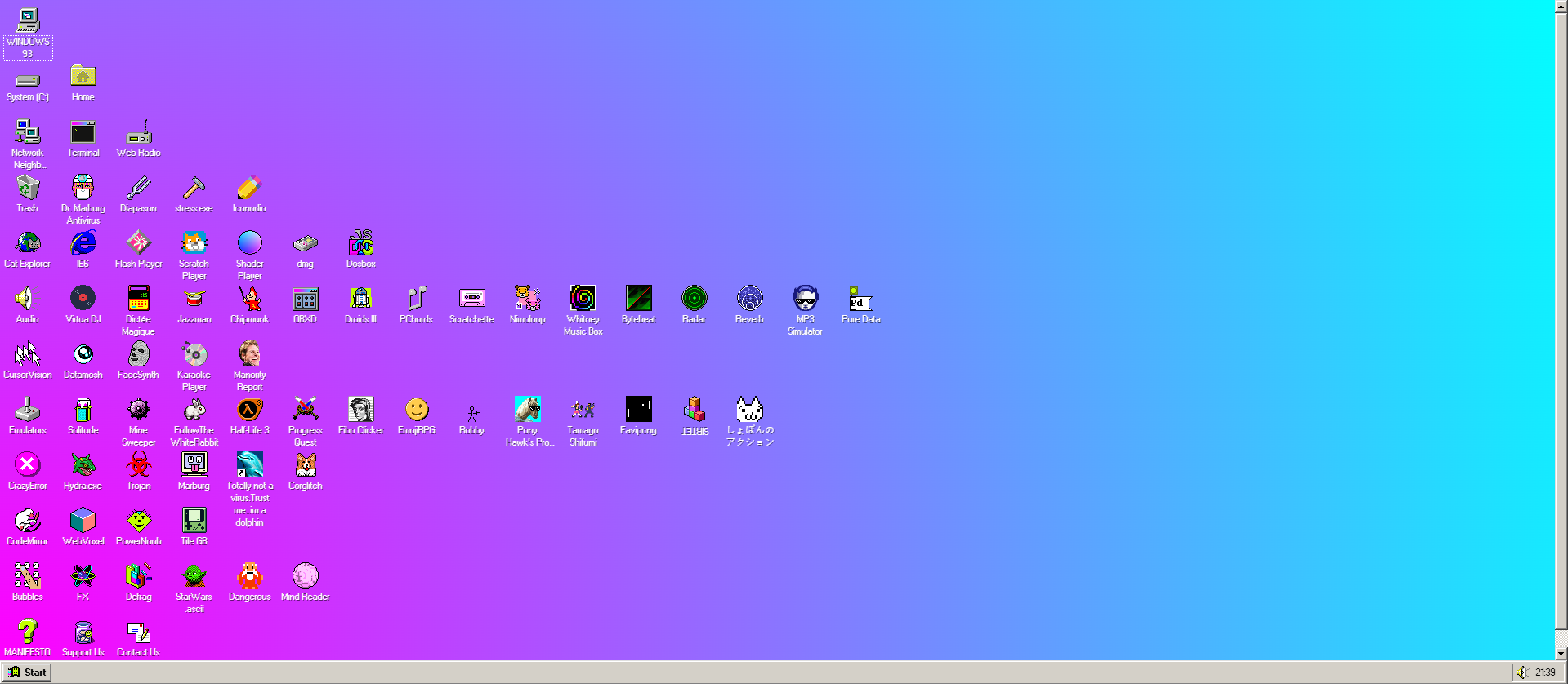Windows 93 Desktop